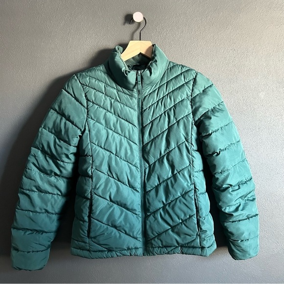 Gap Green Puffer Winter Jacket - Picture 1 of 8